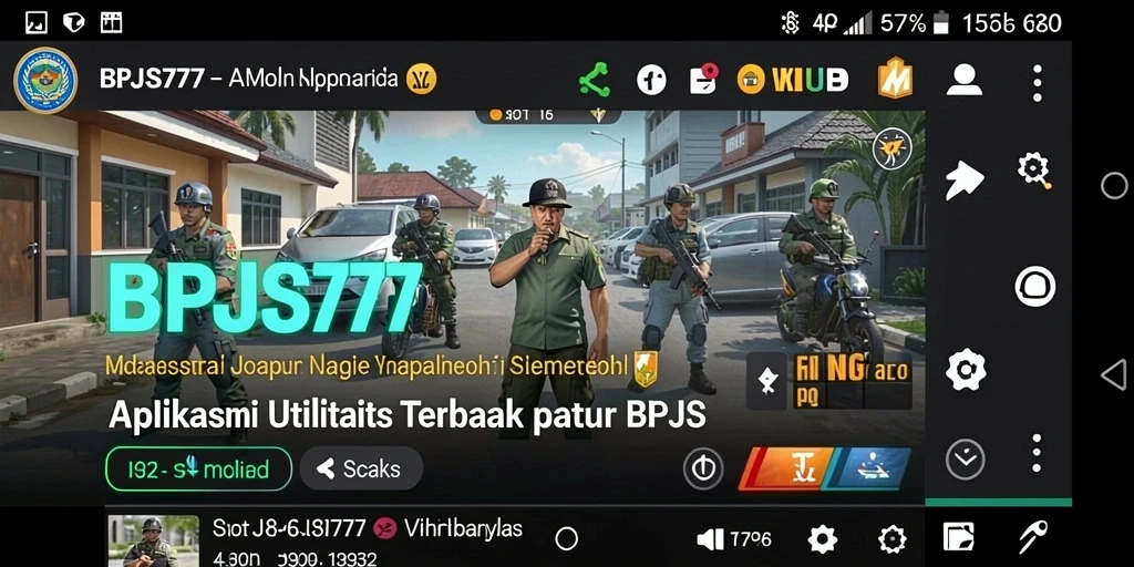 Tampilan aplikasi BPJS777 yang intuitif dan informatif.