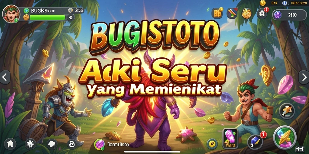 Tangkapan layar dari gameplay intens BUGISTOTO.