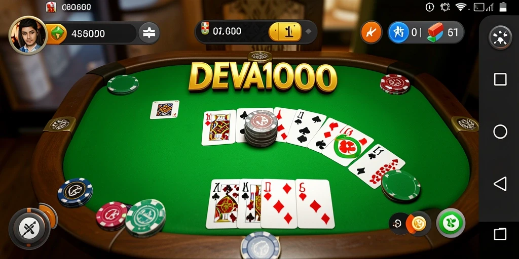 Tampilan gameplay Gaple yang menarik dan interaktif.