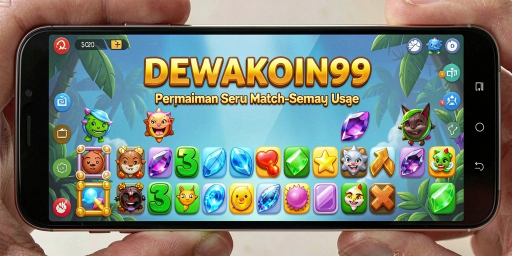 Gameplay menarik dari DEWAKOIN99 menunjukkan keseruan mencocokkan koin.