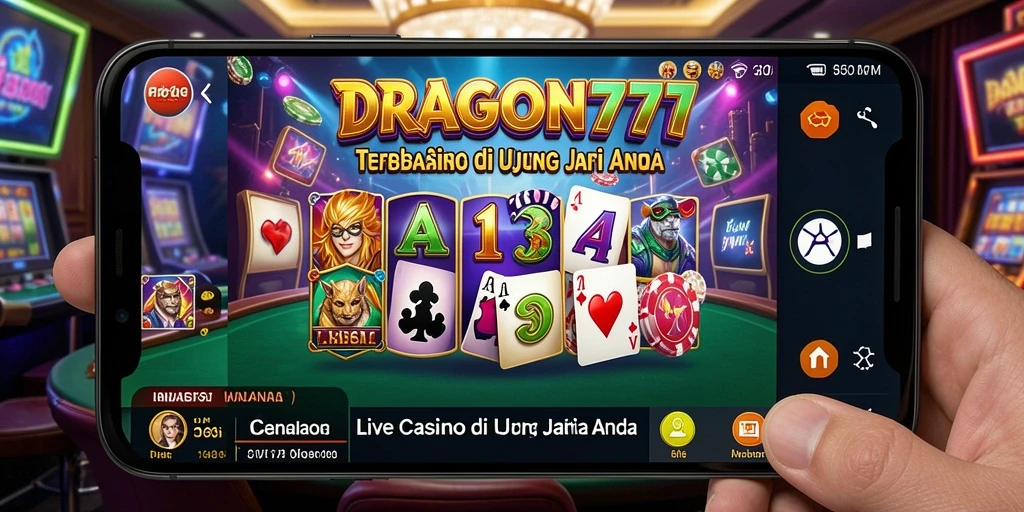 Lihat tampilan menarik dari gameplay Live Casino DRAGON777.