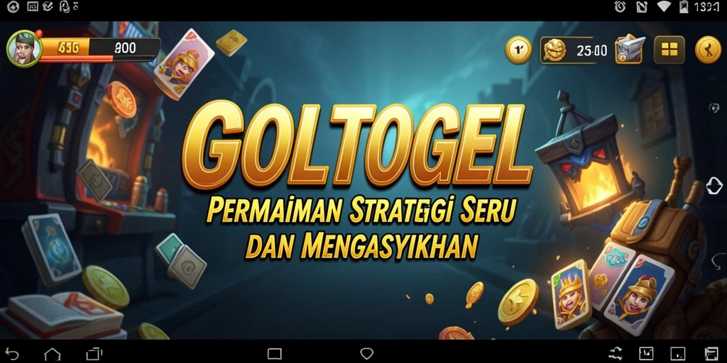Tampilan gameplay GOLTOGEL yang seru dan menantang.