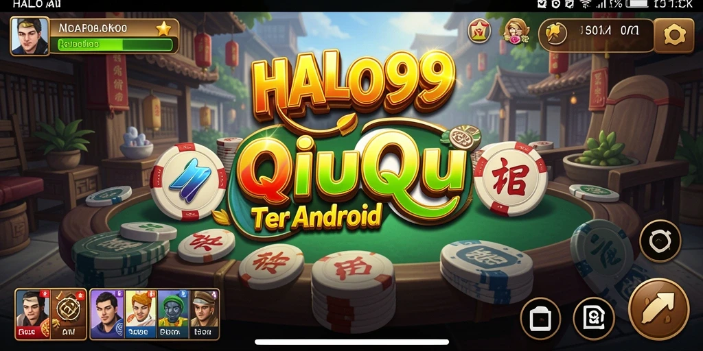 Tampilan permainan QiuQiu yang menarik dan interaktif.