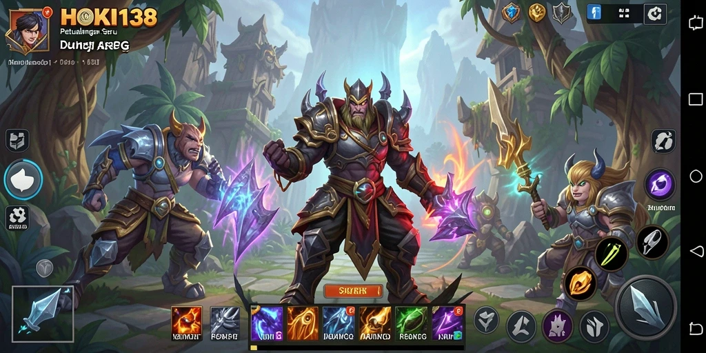 Screenshot HOKI138 menampilkan aksi seru dalam gameplay ARPG.