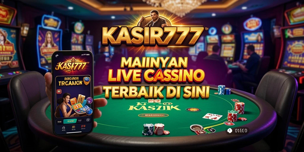 Tampilan gameplay KASIR777 yang menarik dengan dealer live.