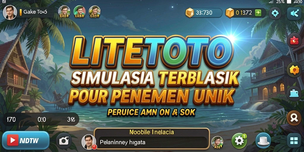Screenshot utama LITETOTO menampilkan gameplay menarik dengan karakter dan lingkungan yang dinamis.