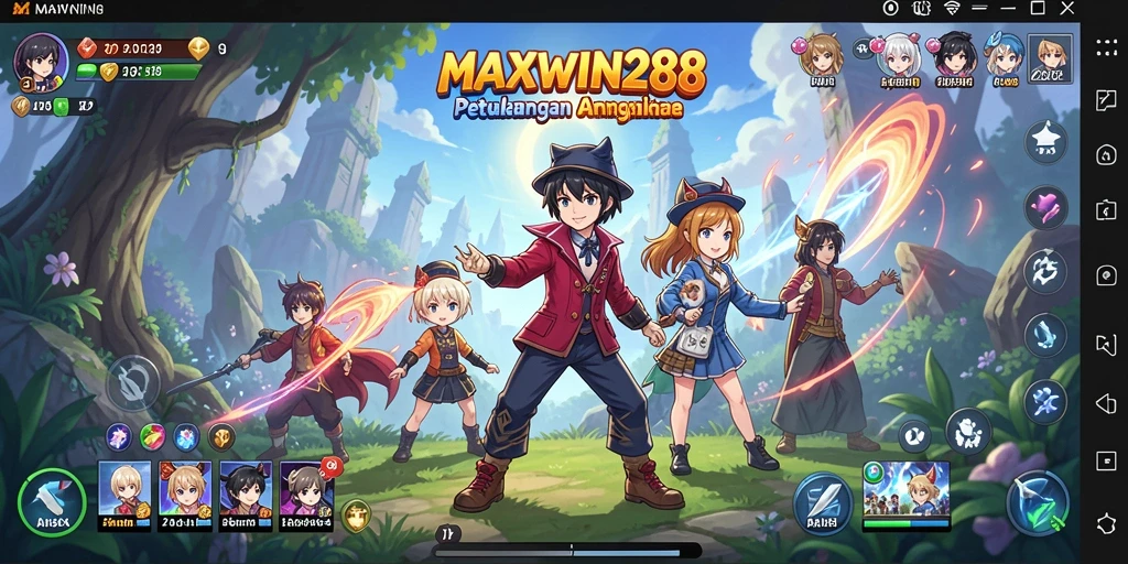Gameplay menarik dengan karakter Anime yang menawan.