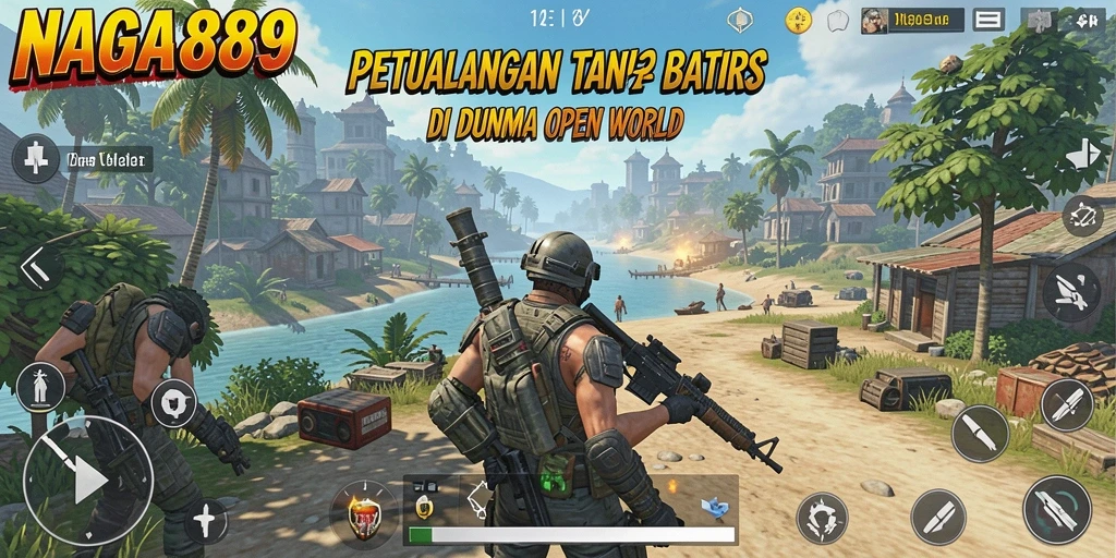 Tampilan gameplay NAGA889 yang penuh petualangan di dunia Open World.