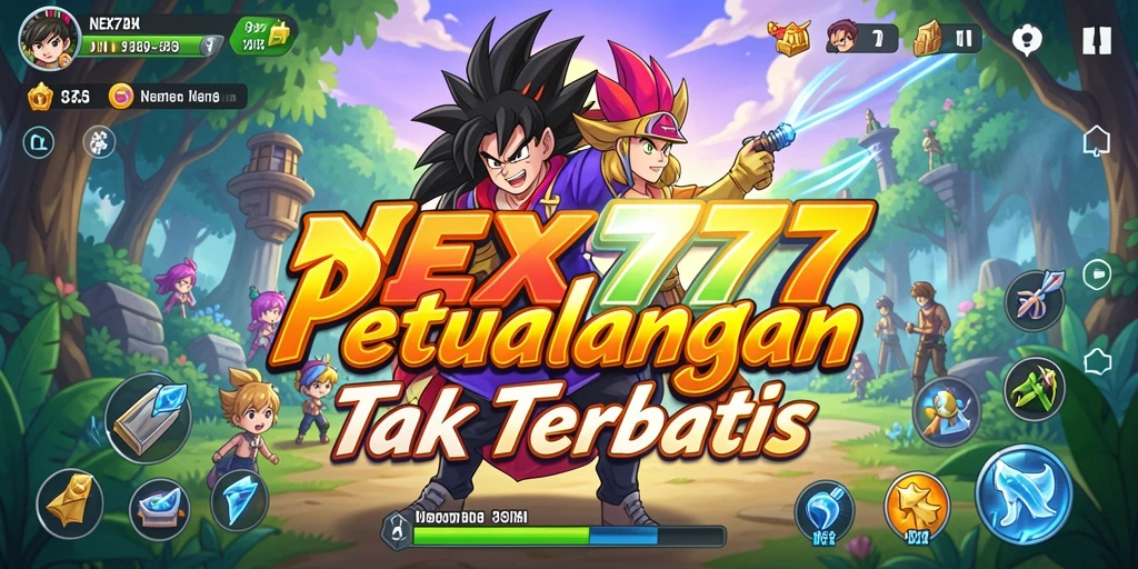 Gameplay seru NEX777 dengan karakter anime yang menawan.