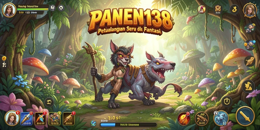 Screenshot utama PANEN138 menampilkan aksi petualangan yang mengasyikkan.