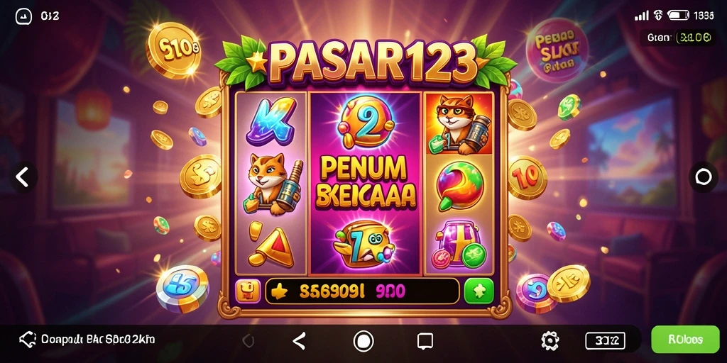 Tampilan gameplay menarik dari PASAR123 dengan tema Slot yang beragam.