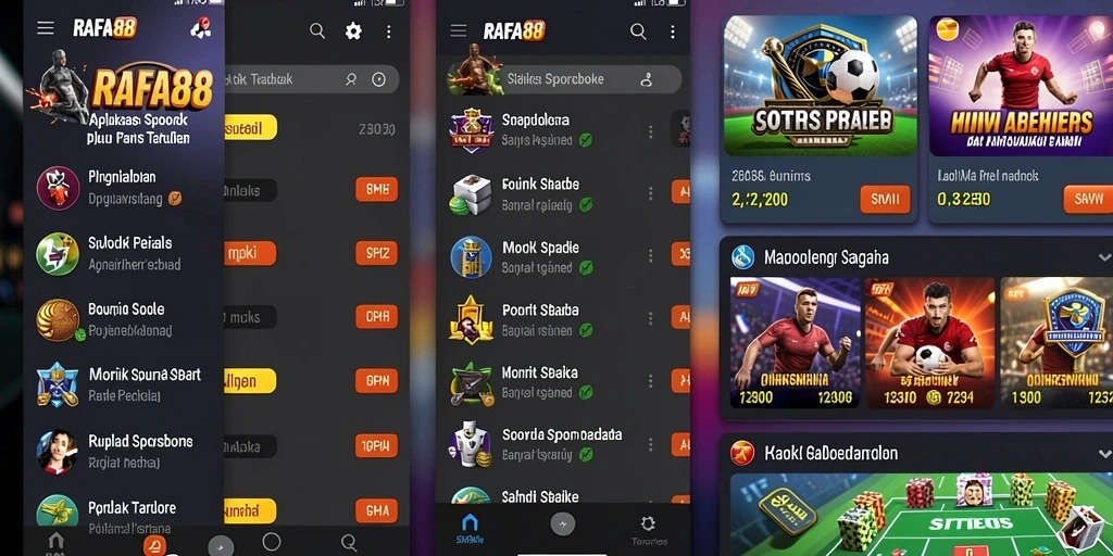 Tampilan screenshot RAFA88 yang menunjukkan pengalaman taruhan olahraga.