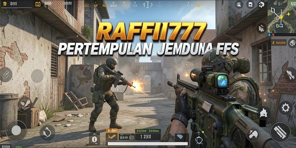 Screenshot gameplay intens dari RAFFI777 yang penuh aksi.