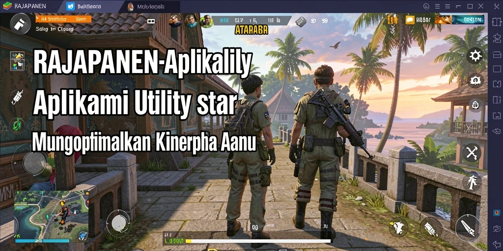 Tampilan antarmuka RAJAPANEN yang sederhana dan fungsional.