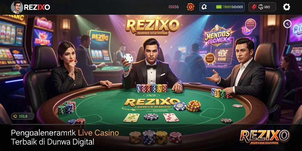 Gameplay menarik dari aplikasi Live Casino REZIXO