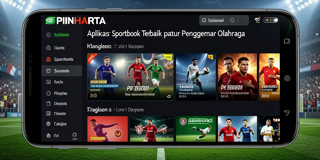Screenshot utama menunjukkan pengalaman taruhan langsung yang mendebarkan di SPINHARTA.