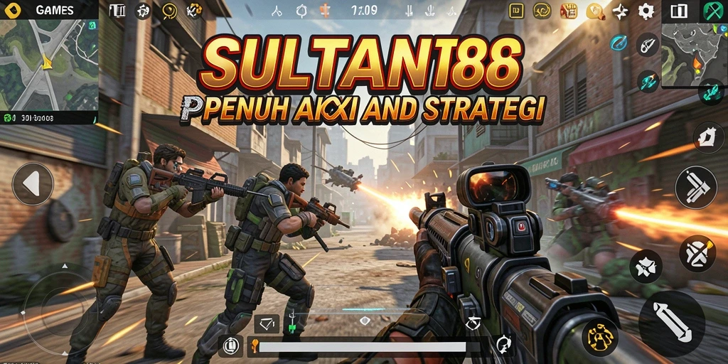 Screenshot menampilkan aksi seru dalam permainan TPS SULTAN88.