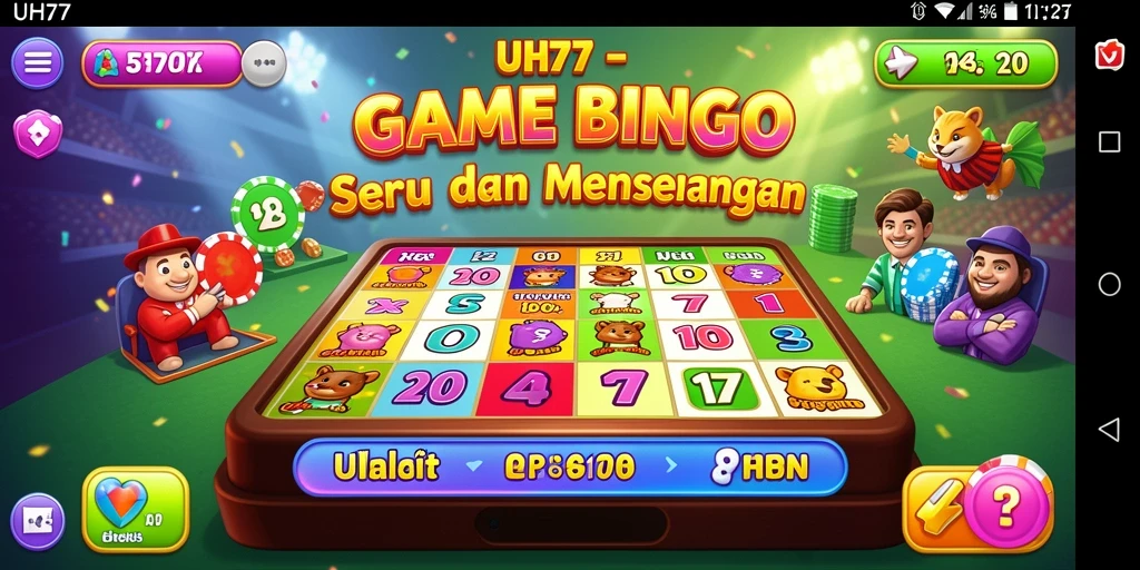 Tangkapan layar UH77 menampilkan aksi seru permainan Bingo.