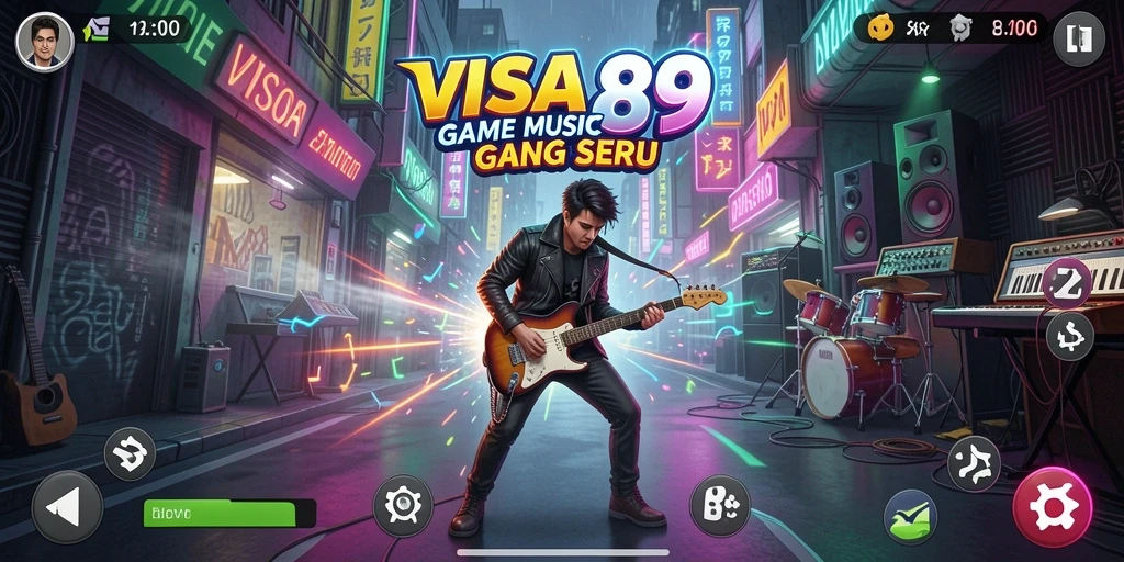 Gameplay seru dari <strong>VISA89</strong> dengan alat musik interaktif.