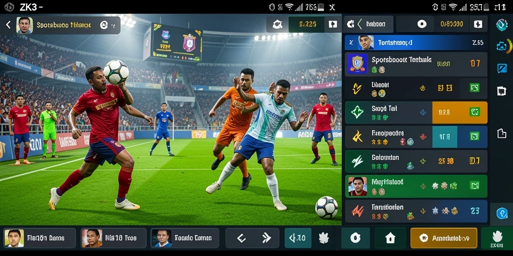 Tampilan gameplay dan fitur menarik dari ZK3.